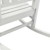 vidaXL Chaise Berçante de Jardin 2 pcs Blanc 70 x 92 x 108 cm