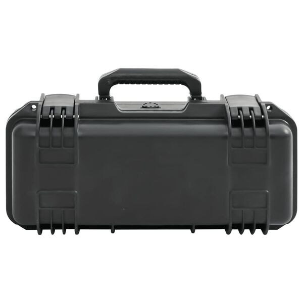 vidaXL Valise de vol portable Noir 46,5x21,5x17,5 cm PP
