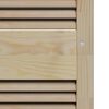 vidaXL Porte de Cabinet Naturel 201 x 2,1 x 39,5 cm Bois de pin massif