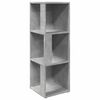vidaXL Armoire d'angle Gris b&eacute;ton 33x33x100 cm Bois d'ing&eacute;nierie