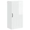vidaXL Meuble mural LUCCA Blanc brillant 50 x 31 x 100 cm