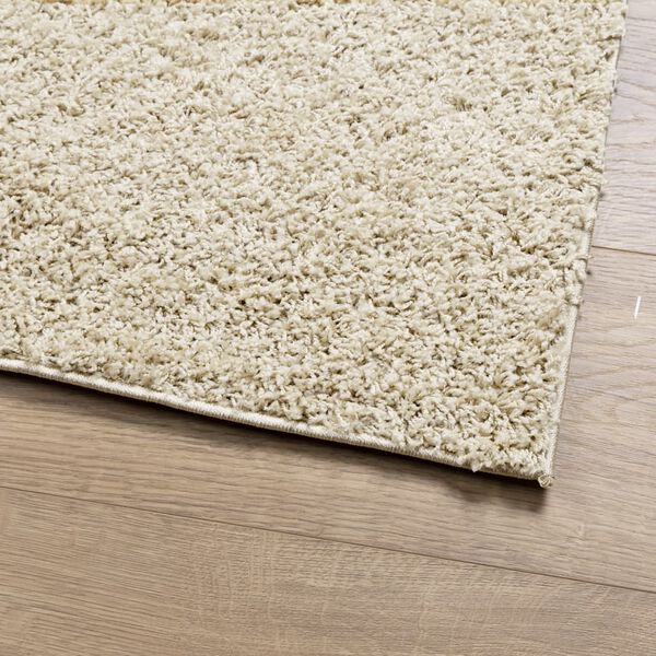 vidaXL Tapis shaggy PAMPLONA poils longs moderne dor&eacute; 240x240 cm