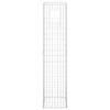 vidaXL Poteau &agrave; panier de gabion 40x40x180 cm Fer