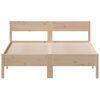 vidaXL Cadre de lit sans matelas 120x200 cm bois de pin massif