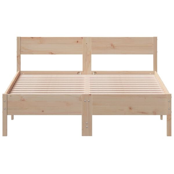 vidaXL Cadre de lit sans matelas 120x200 cm bois de pin massif