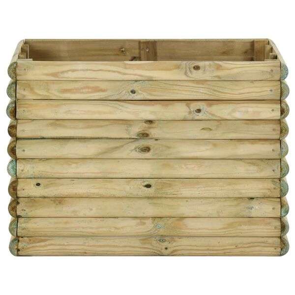 vidaXL Lit sur&eacute;lev&eacute; de jardin 80x60x60 cm Bois de pin impr&eacute;gn&eacute;