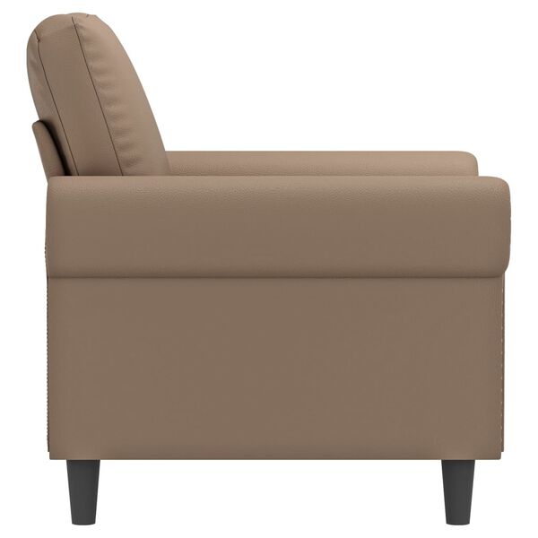 vidaXL Fauteuil Cappuccino 60 cm Similicuir