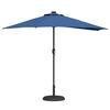 vidaXL Parasol de jardin Azur 294 x 150 x 224 cm Polyester et Acier
