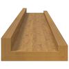 vidaXL &Eacute;tag&egrave;re Murale 4 pcs Beige 60 x 9 x 3 cm Bois d'ing&eacute;nierie
