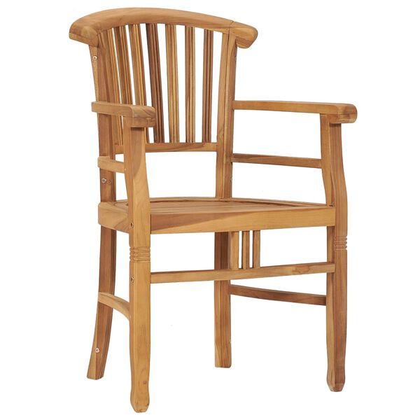 vidaXL Ensemble &agrave; manger de jardin 7 pcs Bois de teck solide