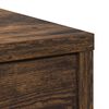 vidaXL Buffet avec tiroirs et portes chêne fumé 70,5x34x74,5 cm