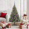 vidaXL Arbre de No&euml;l artificiel &agrave; charni&egrave;res 150 LED Vert 120 cm