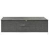 vidaXL Boîte de rangement Tissu 70x40x18 cm Anthracite