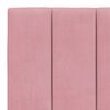 vidaXL Coussin de t&ecirc;te de lit Hanko rose 180 cm velours
