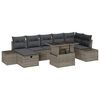 vidaXL Ensemble de canap&eacute; de jardin 8 pc polyrotin