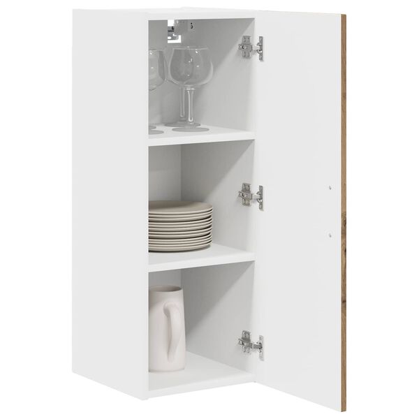 vidaXL Armoire de cuisine Kalmar 2 pcs Ch&ecirc;ne artisanal 30 x 31 x 80 cm