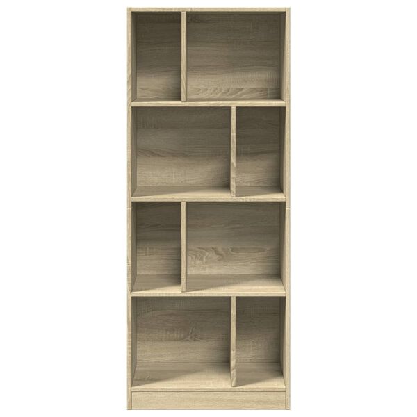 vidaXL Bibliothèque chêne sonoma 57x28,5x141 cm bois d'ingénierie