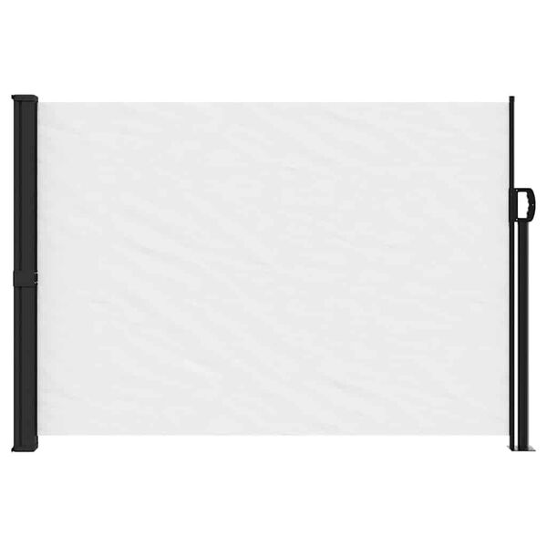 vidaXL Auvent lat&eacute;ral r&eacute;tractable blanc 140x300 cm