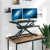 vidaXL Bureau de travail réglable 90x40x(13-50) cm Acier et bois
