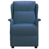 vidaXL Fauteuil inclinable Bleu Tissu