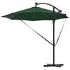 vidaXL Parasol Vert 294 x 294 x 248 cm Polyester et Aluminium