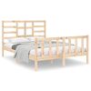 vidaXL Cadre de lit sans matelas bois massif 120x190 cm