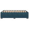 vidaXL Cadre de lit sans matelas bleu 120x190 cm velours
