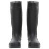 vidaXL Bottes de pluie noir taille 39 PVC