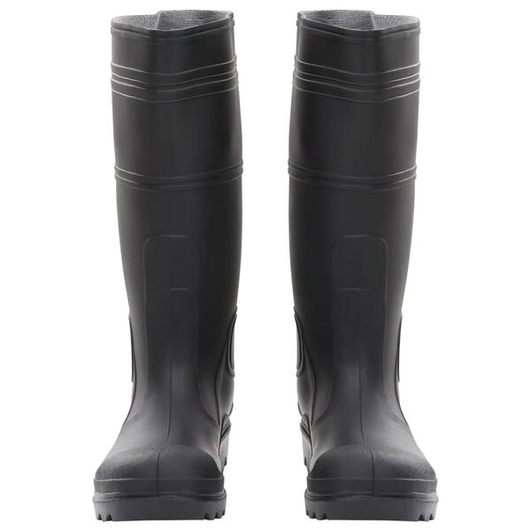 vidaXL Bottes de pluie noir taille 39 PVC