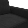 vidaXL Fauteuil Noir 60 cm Velours