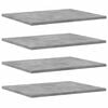 vidaXL Panneaux de biblioth&egrave;que 8 pcs gris b&eacute;ton bois d&rsquo;ing&eacute;nierie