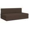 vidaXL Canap&eacute;-lit pliable Taupe 152 x 86,5 x 60 cm Tissu