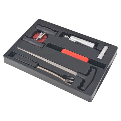 Payutou Extracteur de garniture pour plinthe, outil de retrait de carrelage, outil de retrait de garniture en bois, barre de biche plate, outil de retrait de plinthe pour enlever les planchers en