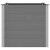 vidaXL Lit surélevé de jardin WPC 100x100x91 cm Gris