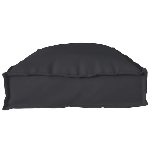 vidaXL Set de coussins de palette 2 pcs Noir 100 x 40 x 8 cm