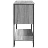 vidaXL Table console sonoma gris 100x35x74,5 cm bois d'ing&eacute;nierie