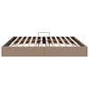 vidaXL Lit de Rangement avec matelas Cappuccino 200 x 200 cm Faux cuir