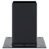 vidaXL Bases de poteau carr&eacute;es 12 pcs anthracite 91x91 mm