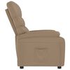 vidaXL Fauteuil inclinable Cappuccino Similicuir