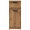 vidaXL Buffets 2 pcs chêne artisanal 30x30x70 cm bois d'ingénierie