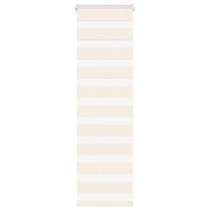 vidaXL Store z&egrave;bre beige marbr&eacute; largeur du tissu 35,9 cm polyester