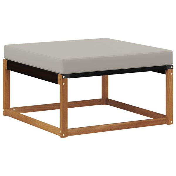 vidaXL Pouf d'Ext&eacute;rieur Bois d'Acacia Massif Naturel