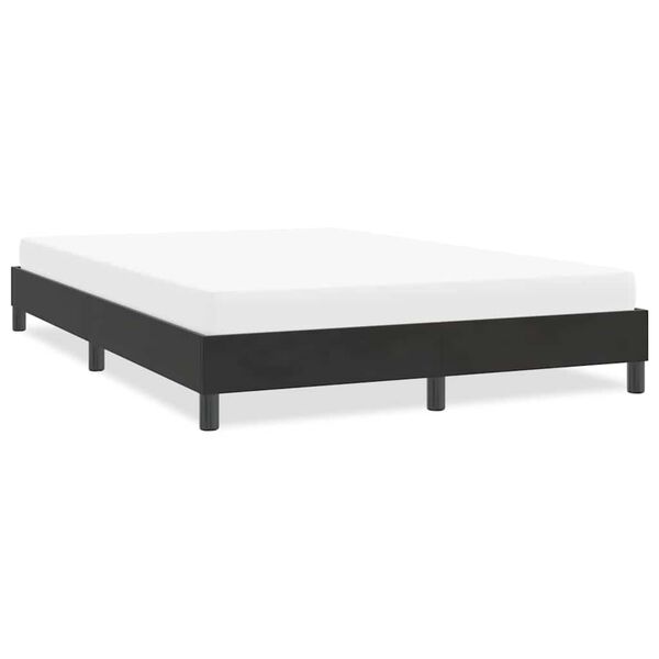 vidaXL Cadre de lit sans matelas noir 140x210 cm velours