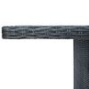 vidaXL Mobilier &agrave; d&icirc;ner 9 pcs avec coussins R&eacute;sine tress&eacute;e Gris fonc&eacute;