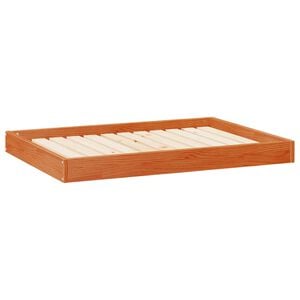 vidaXL Lit pour Chien 101,5 x 74 x 9 cm Bois de Pin Massif