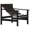 vidaXL Fauteuil de relaxation noir cuir v&eacute;ritable
