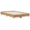 vidaXL Cadre de lit sans matelas ch&ecirc;ne artisanal 120x190 cm