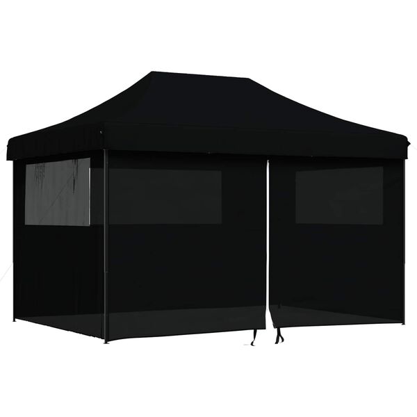 vidaXL Tente de f&ecirc;te Noir 279 x 410 x 315 cm Tissu Oxford