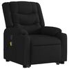 vidaXL Fauteuil de massage inclinable Noir Tissu