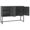 vidaXL Buffet Anthracite 105x35x75 cm Acier